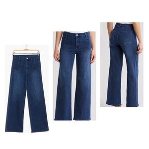 Jason Wu Patch Pocket Wide Leg Jeans (Size 6) NWT